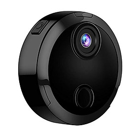 Camera HD Mini Wifi Quay Được Ban Đêm Góc Rộng 150° Có Cảnh Báo Từ Xa - Đen (1080P)
