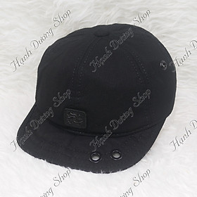 Nón kết mềm cho bé trai gắn logo lốc xoáy kèm nhiều sò cao cấp, dành cho các bé từ 1 đến 3 tuổi