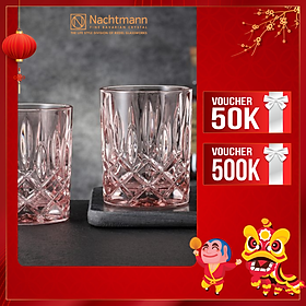  Bộ 2 ly pha lê whisky Nachtmann Noblesse màu hồng- Hàng chính hãng 100%