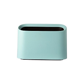 Mua Thùng rác nhựa mini để bàn 2 lớp 20cmx 13cm Thùng rác bàn trang điểm bàn làm việc Tiết kiệm diện tích Làm đẹp không gian