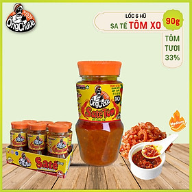 Lốc 6 hũ Sa tế tôm Ông Chà Và 90gr  Shrimp Satay