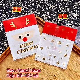 Mua TD59_Túi Đựng Bánh Kẹo  Cookie Hàn Miệng 7x10cm& 8X11CM Đủ Mẫu Mới NOEL