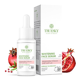 Tinh chất dưỡng trắng và ngăn ngừa lão hoá da mặt Truesky Whitening Face Serum chiết xuất quả lựu 20ml