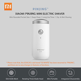 Máy Cạo Râu Điện Cầm Tay Mini Có Thể Sạc Lại Xiaomi Pinjing ED1