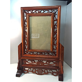 Khung ảnh thờ gỗ hương xịn 100% 20x30 -s 12 n41 c46 cm đk20x30