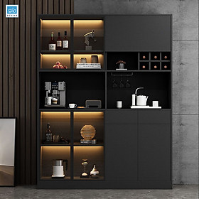Mua Tủ Rượu Trưng Bày Đa Năng Có Đèn LED Hiện Đại  Nhiều Ngăn Lưu Trữ Thương Hiệu SIB Decor TCK12
