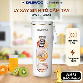 Mua Ly Xay Cầm Tay DAEWOO DWBL-3424 (340ml) Hàng Chính Hãng - Ly Xay Sinh Tố  Trái Cây Mini tiện lợi  mạnh mẽ