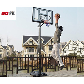 Trụ bóng rổ, Vành bóng rổ S021 điều chỉnh chiều cao (230 - 305 cm)