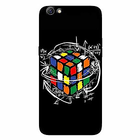 Ốp lưng in cho Oppo F3 Rubik Toán Học