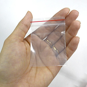 1kg Túi zipper viền đỏ có nhiều size