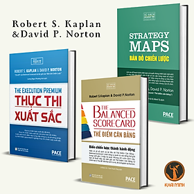 Hình ảnh BẢN ĐỒ CHIẾN LƯỢC - THẺ ĐIỂM CÂN BẰNG - THỰC THI XUẤT SẮC - Robert S. Kaplan, David P. Norton - (bộ 3 cuốn, bìa cứng)