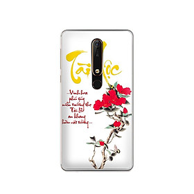 Ốp lưng dẻo cho điện thoại Nokia 6 2018 / Nokia 6.1 - 01170 7933 TAILOC02 - in chữ thư pháp Tài Lộc - Hàng Chính Hãng
