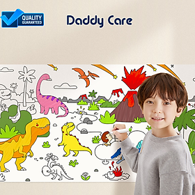 Cuộn tranh tô màu cho bé dán tường khổng lồ 4m*40cm Mideer Adhesive Colouring Scroll - Tranh tô màu nước cho bé
