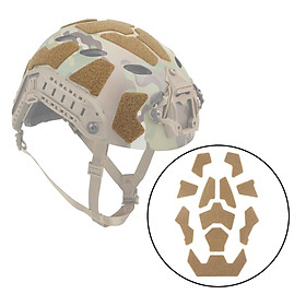 11pcs Strong Adhesive DIY Ballistic Fast Helmet Patch Sticker Modified Helmet Adhesive Patches