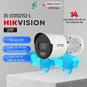 Mua Camera IP 2mp có màu ban đêm Hikvision mã DS-2CD1027G0-L - Hàng Chính Hãng