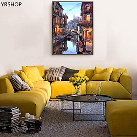 Mua Bộ Tranh Sơn Dầu 16  X 20  Tự Làm Kèm Phụ Kiện