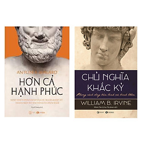 Hình ảnh Sách Combo 2 Quyển Chủ Nghĩa Khắc Kỷ + Hơn Cả Hạnh Phúc  (Tặng Bookmark) (TH)