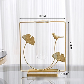 Mua Khung sắt trang trí kèm bình cắm hoa