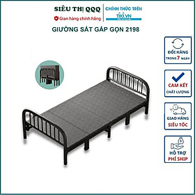 Mua Giường gấp  giường xếp gia đình cao cấp bằng sắt phủ sơn tĩnh điện - Hàng chính hãng