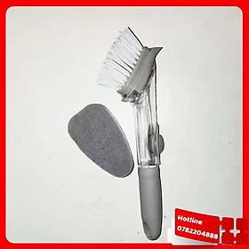Mua Cọ Rửa Bát Có Tay Cầm Có Khay Đựng Dầu Rửa Bát Tiện Dụng - Ctkd - Loại Tốt