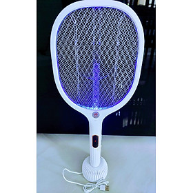 Mua Vợt muỗi kiêm đèn bắt muỗi thông minh  tiêu diệt hoàn toàn muỗi va vào lưới  tự động sạc ở chế độ đèn muỗi