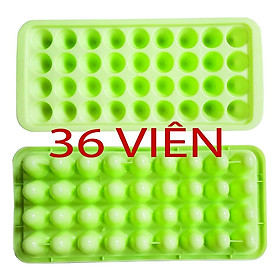 Mua KHAY ĐÁ BI  36 VIÊN NHIỀU MÀU