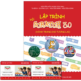 Combo khóa học lập trình Scratch 3.0 (Cơ bản + Nâng cao) và sách lập trình với Scratch 3.0
