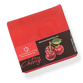 Xà Bông Thiên Nhiên Handmade eccomorning Hình Vuông Hương Cherry - Cherry Soap