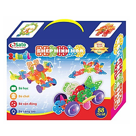 Ghép hình hoa Sato001 - 88 chi tiết