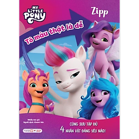 Sách Pipp - Tô Màu Thật Là Dễ - Cùng Sưu Tập Đủ 4 Nhân Vật Đáng Yêu Nào! My Little Pony