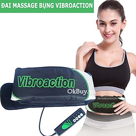 Đai Massage Bụng Tan Mỡ Máy Mát Xa Bụng VIBROACTION cao cấp làm thon eo tại nhà