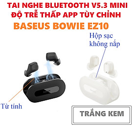 Mua Tai nghe không dây mini Bluetooth V5.3 độ trễ thấp app tùy chỉnh Baseus Bowie EZ10 _ Hàng chính hãng