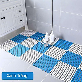 Tấm lót sàn,thảm nhựa lỗ kháng khuẩn,chống trơn,trượt kt30*30 cm sạch sẽ,thoáng mát,êm chân