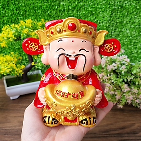 Mua Tượng Thần Tài may mắn size 14cm chiêu Tài tấn Lộc
