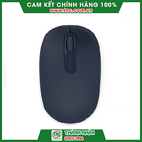 Chuột không dây Wireless Microsoft 1850 Xanh Đen-Hàng chính hãng