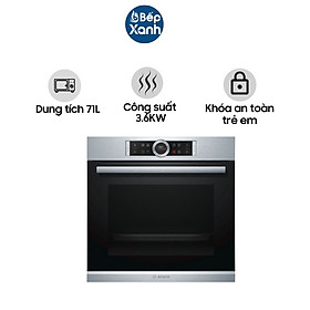 Mua   HCM  Lò Nướng Âm Tủ Bosch HMH.HBG633BS1A -Series 8 - 71 Lít - Hàng Chính Hãng