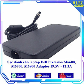 Sạc dành cho laptop Dell Precision M6600 M6700 M6800 Adapter 19.5V - 12.3A - Kèm Dây nguồn - Hàng Nhập Khẩu