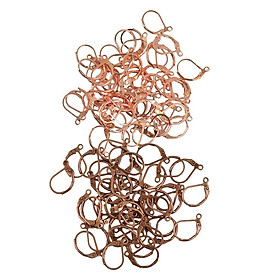 100pcs French Leverback Earwire Earring Hook Brass French DIY Craft Jewelry