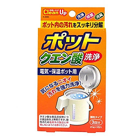 Mua Set 3 gói khử cặn bình nước nội địa Nhật Bản