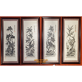 Mua Tranh dân gian Đông Hồ-TÙNG CÚC HỒNG MAI