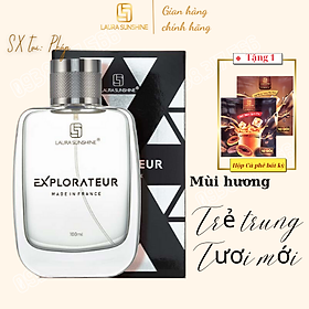 Nước hoa nam Laura Paris 04 Explorateur - Nước hoa nam Laura Sunshine Nhật Kim Anh mùi 04 (100ml)