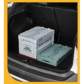 Hộp đựng đồ xếp gọn kích thước 48cm x 31cm x 31cm - hộp đựng đồ trong cốp ô tô nhãn hiệu Macsim 3W chất liệu PP cao cấp