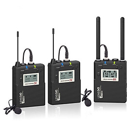 Mua Lensgo LWM-338C - Micro Không Dây Sóng UHF  Thu Âm Cho Máy Ảnh  Phạm Vi Hoạt Động 150m - Hàng Chính Hãng