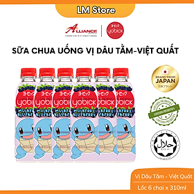 Lốc 6 Chai Sữa Chua Uống Yobick Thương Hiệu Nhật Bản - 6 Chai x 310ml