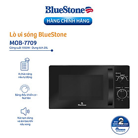 Lò Vi Sóng BLUESTONE MOB-7709 - 20L (Đen) - Hàng chính hãng