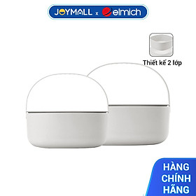 Mua Bộ thau rổ có quai Rose Elmich EL0267  EL0268  Hàng chính hãng  Size 24  28cm  nhựa PP an toàn  2 lớp rổ - JoyMall