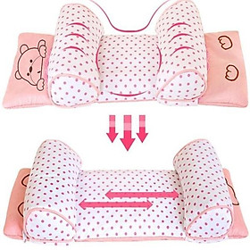 Gối định hình chống bẹp đầu có thể điều chỉnh cho bé 17*40CM