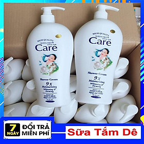 Mua Sữa Tắm Dê Dành Cho Người lớn Trẻ em White Care Trắnịn Da 1200ml