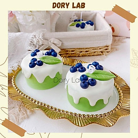 Nến Thơm Bánh Kem Việt Quốc Phủ Kem Tinh Dầu Thiên Nhiên, Quà Tặng Ý Nghĩa - Dory Lab