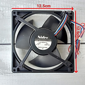 Mua Quạt Tủ Lạnh Cho HITACHI 3 Dây 12V Kích Thước 12.5cm x 12.5cm Hàng Hãng NIDEC